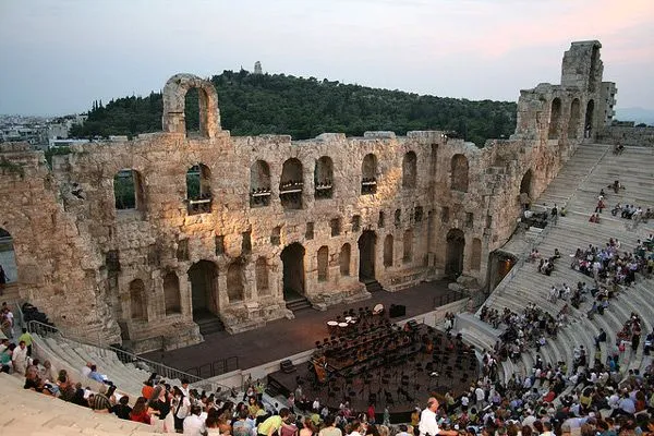 Grecja | Przedstawienie w Odeonie Herodesa Attykusa 