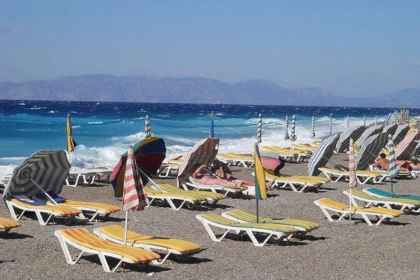 Plaża na Rodos
