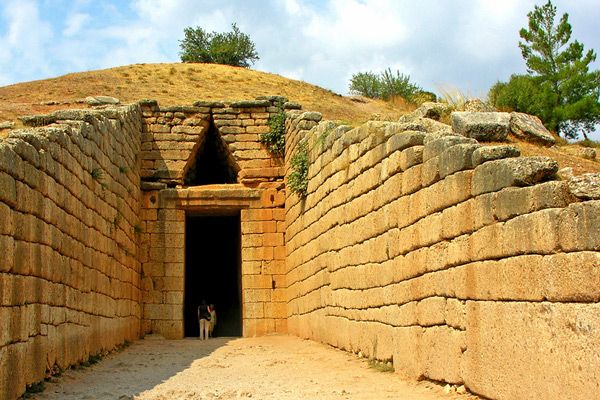 Grecja - Mykeny | Skarbiec Atreusza, zwany czasem grobem Agamemnona