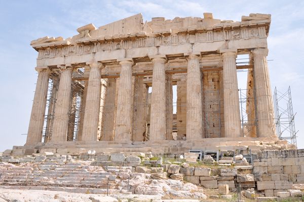 Grecja | Partenon - najpiękniejsza ze świątyń wzniesiona w porządku doryckim