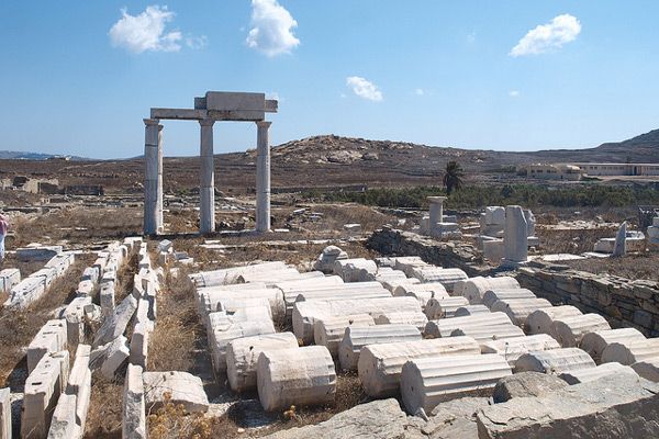Grecja | Ruiny na Delos