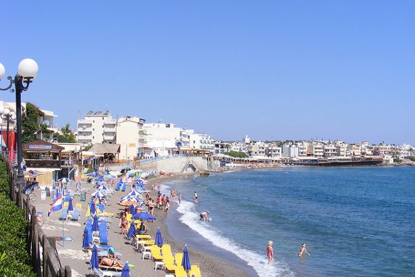 Hersonissos to popularny wśród turystów kurort na Krecie