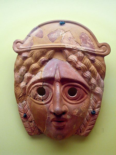 Grecja | Grecka maska teatralna ze zbiorów Muzeum Agory