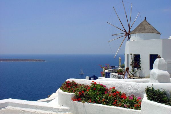 Grecja | Krajobrazy Santorini