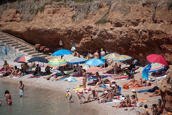 Grecja | Plaża w Vouliagmeni