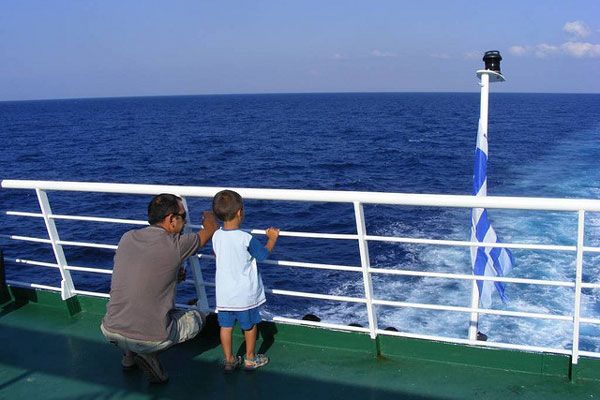 Grecja | Nie ma to jak rejs z tatą na Mykonos