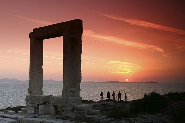 Grecja | Zachód słońca w Naksos