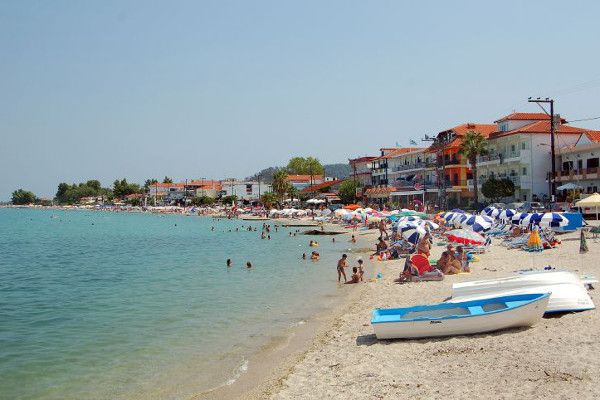 Plaża Pefkochori w Grecji